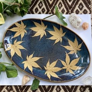 Kaleidoscope Pottery Medium Serving Dish. one-of-a-kind